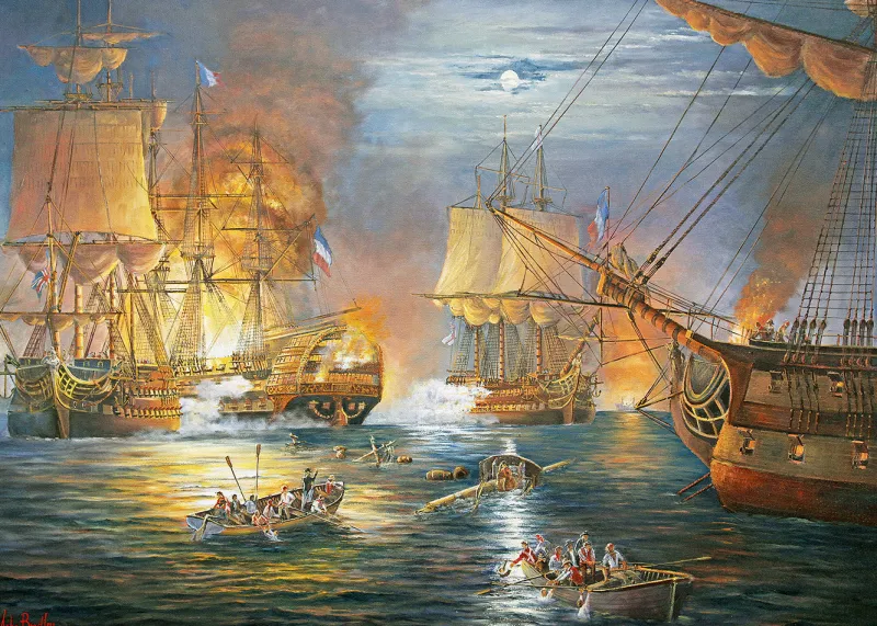 Alipson - Battle of the Nile - 1000 Piece Jigsaw Puzzle Discount