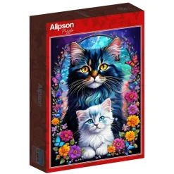 Alipson - Cats - Maternal Love Collection - 1000 Piece Jigsaw Puzzle Online