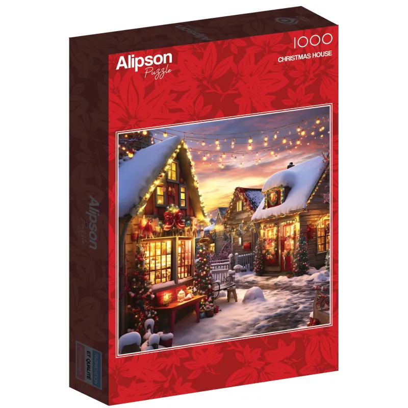 Alipson - Christmas House - 1000 Piece Jigsaw Puzzle Online