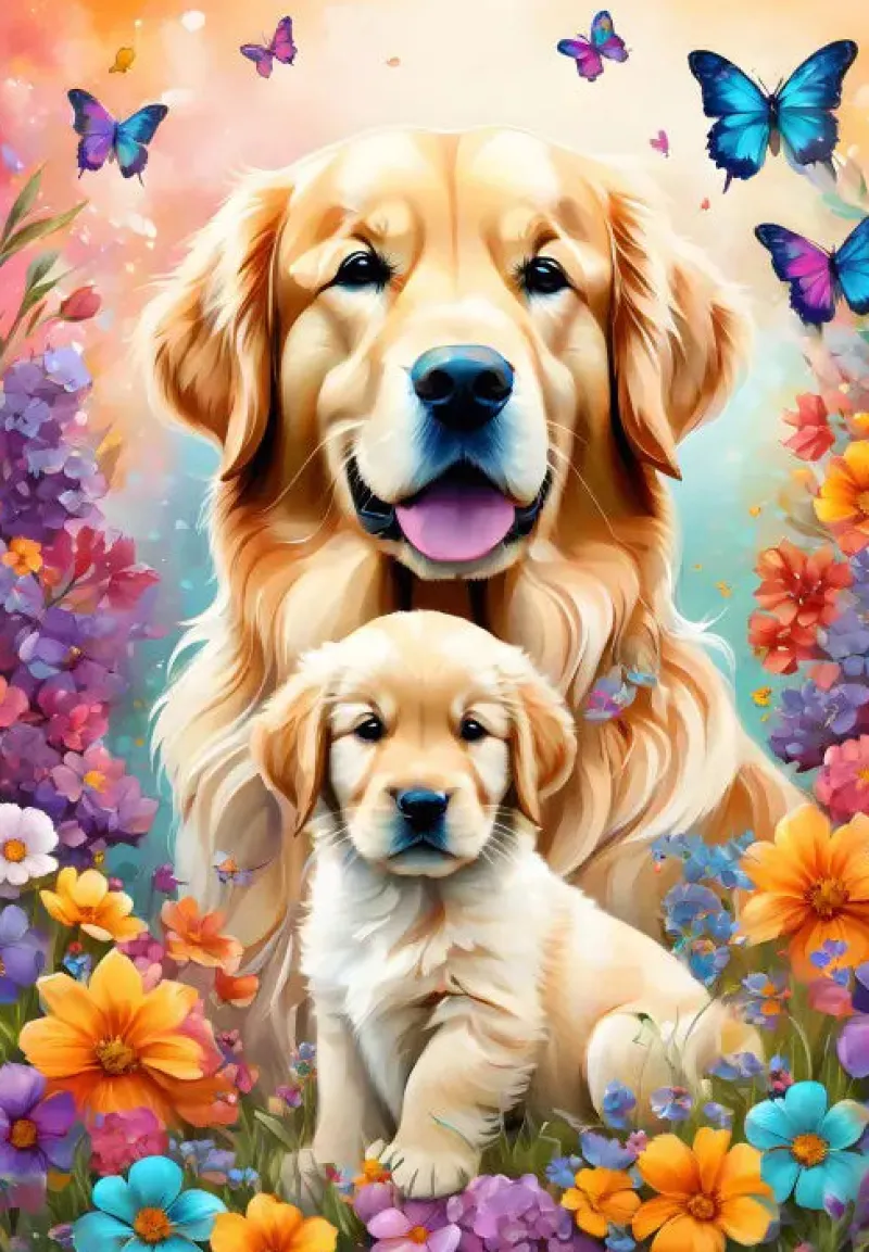 Alipson - Dogs - Maternal Love Collection - 1000 Piece Jigsaw Puzzle Outlet