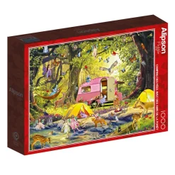 Alipson - Fairy Camping with Forest Friends - 1000 Piece Jigsaw Puzzle Online