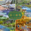 Alipson - Four Seasons - 1000 Piece Jigsaw Puzzle Hot