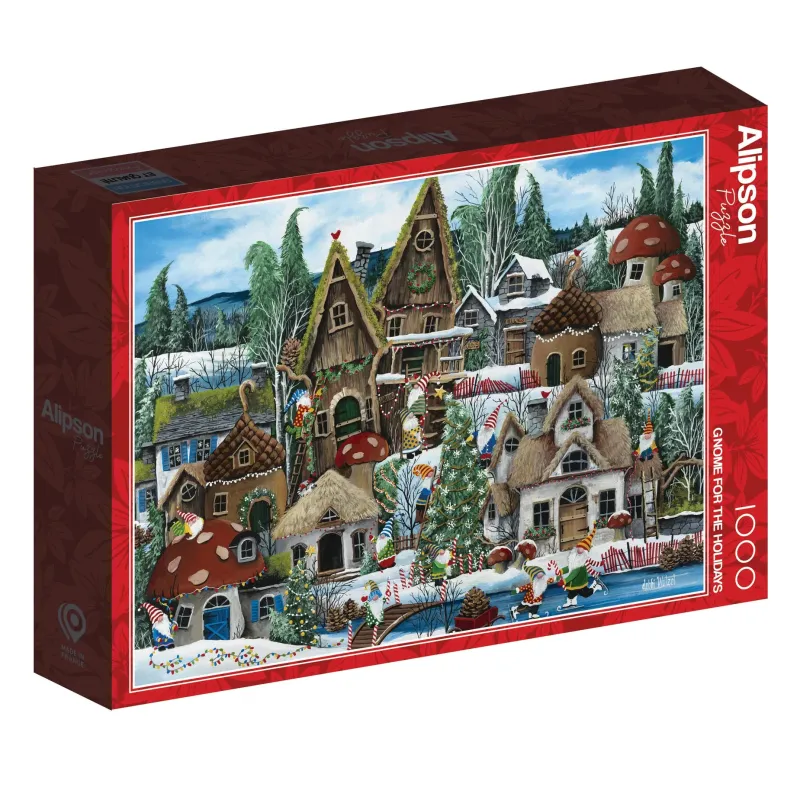 Alipson - Gnome for the Holidays - 1000 Piece Jigsaw Puzzle Online