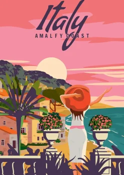 Alipson - Italy - Amalfy Coast - 1000 Piece Jigsaw Puzzle Clearance