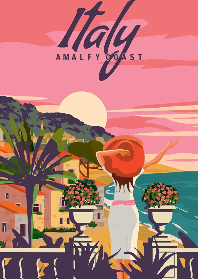Alipson - Italy - Amalfy Coast - 1000 Piece Jigsaw Puzzle Clearance