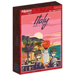 Alipson - Italy - Amalfy Coast - 1000 Piece Jigsaw Puzzle Clearance