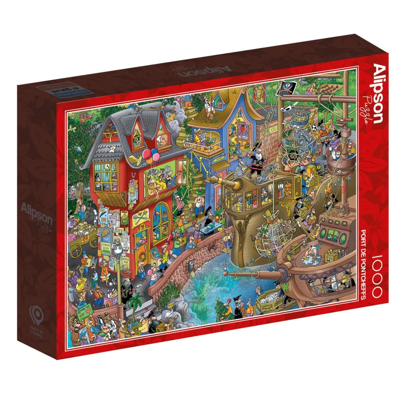 Alipson - Steve Skelton - Port of Pontcheffs - 1000 Piece Jigsaw Puzzle Best