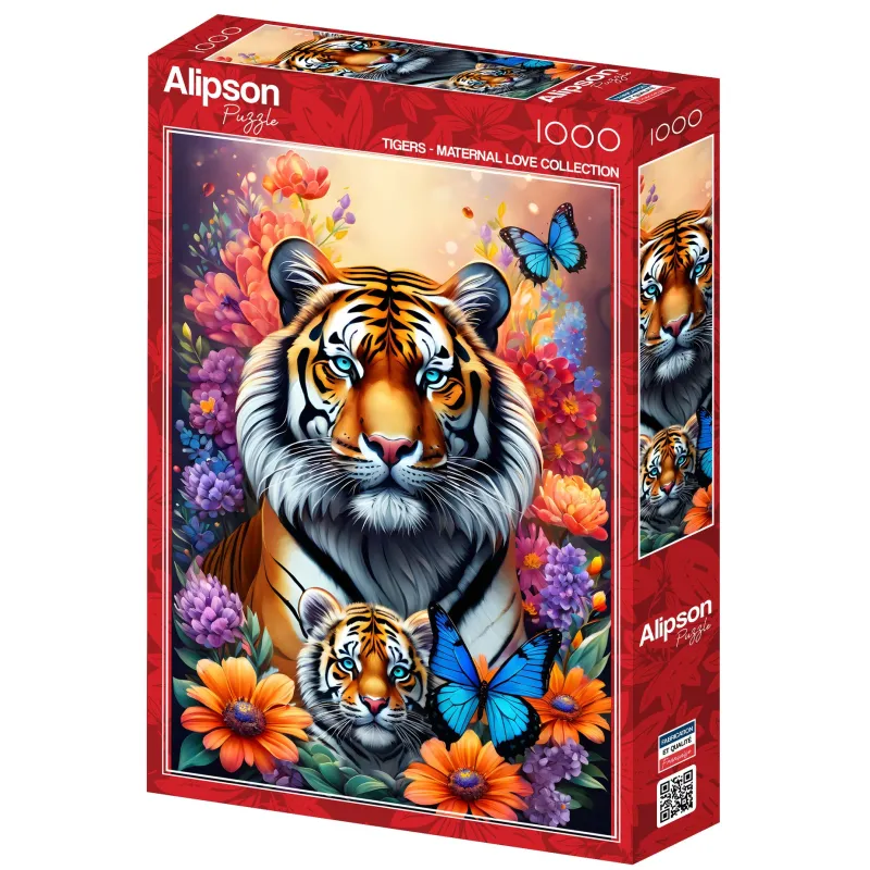 Alipson - Tigers - Maternal Love Collection - 1000 Piece Jigsaw Puzzle Outlet