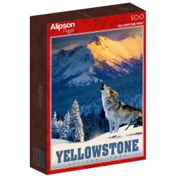 Alipson - Yellowstone Wolf - 500 Piece Jigsaw Puzzle Online