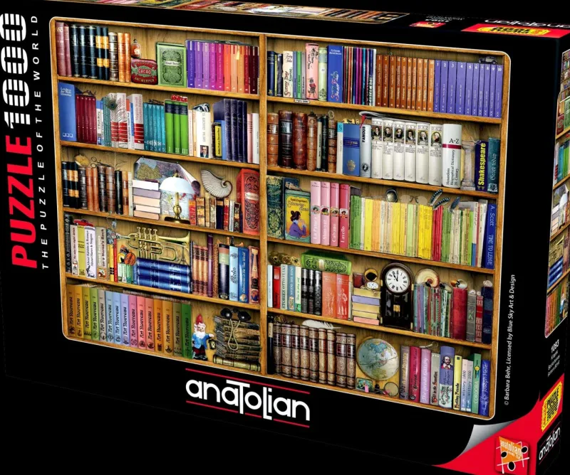 Anatolian - Bookshelves - 1000 Piece Jigsaw Puzzle Discount
