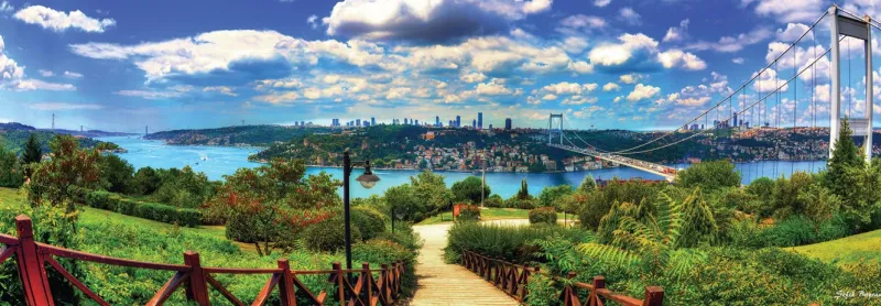 Anatolian - Bosphorus from Otagtepe - 1000 Piece Jigsaw Puzzle Online