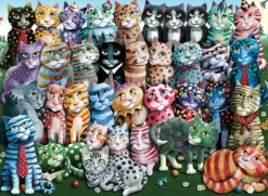 Anatolian - Cat Family Reunion - 1000 Piece Jigsaw Puzzle Best