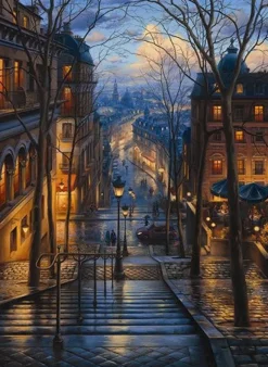 Anatolian - France, Paris: Montmartre in the spring - 1000 Piece Jigsaw Puzzle Clearance