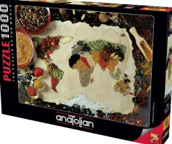 Anatolian - Herbal World Map - 1000 Piece Jigsaw Puzzle Fashion