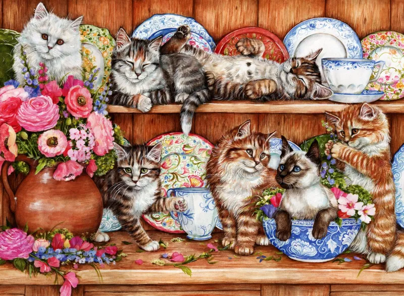 Anatolian - Kittens - 1000 Piece Jigsaw Puzzle Fashion