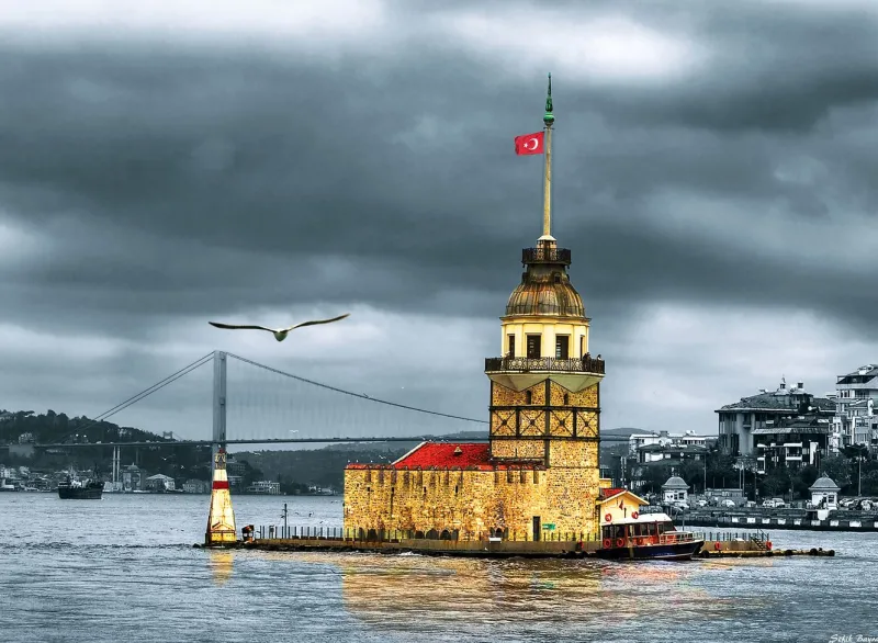 Anatolian - Maiden's Tower (Nostalgia) - 1000 Piece Jigsaw Puzzle Hot