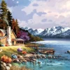 Anatolian - Mountain Cabin - 500 Piece Jigsaw Puzzle Best