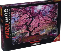 Anatolian - Pink Tree - 1000 Piece Jigsaw Puzzle Online
