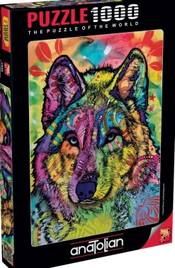 Anatolian - The Stare Of The Wolf - 1000 Piece Jigsaw Puzzle Hot