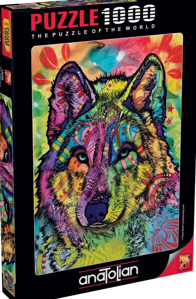 Anatolian - The Stare Of The Wolf - 1000 Piece Jigsaw Puzzle Hot