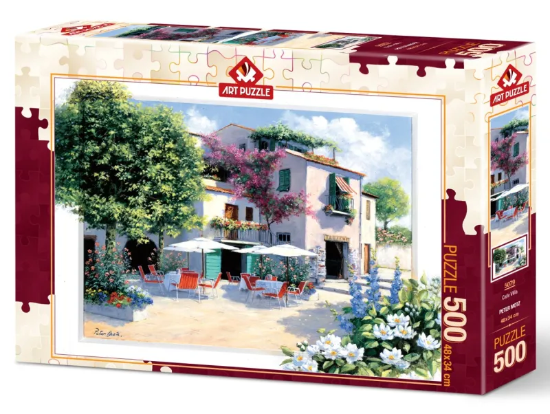 Art Puzzle - Cafe Villa - 500 Piece Jigsaw Puzzle New