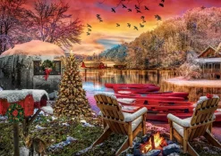 Art Puzzle - Caravan Camp - 1000 Piece Jigsaw Puzzle Best