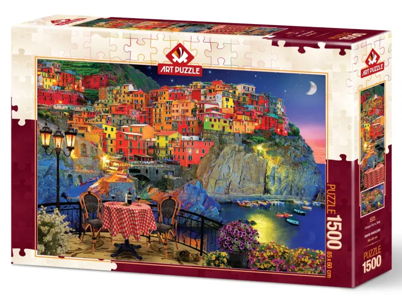 Art Puzzle - Cinque Terre - Italy - 1500 Piece Jigsaw Puzzle Best