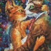 Art Puzzle - Dance of the Cats in Love - 1000 Piece Jigsaw Puzzles New
