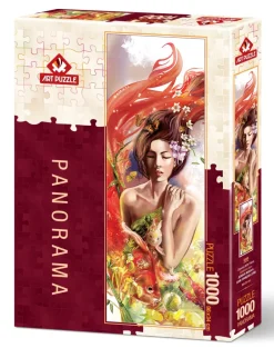 Art Puzzle - Dancing with Fish - 1000 Piece Jigsaw Puzzle Online