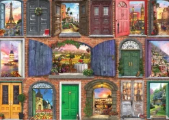Art Puzzle - Doors of Europe - 1000 Piece Jigsaw Puzzle Outlet