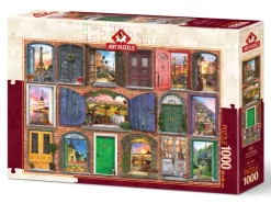 Art Puzzle - Doors of Europe - 1000 Piece Jigsaw Puzzle Outlet