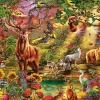 Art Puzzle - Enchanted Forest - 1000 piece jigsaw puzzle Clearance