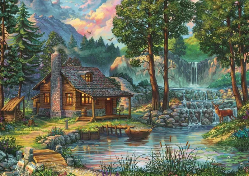 Art Puzzle - Fairytale House - 1000 Piece Jigsaw Puzzle Discount