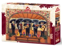 Art Puzzle - Flamenco Meow Team - 500 Piece Jigsaw Puzzle Fashion