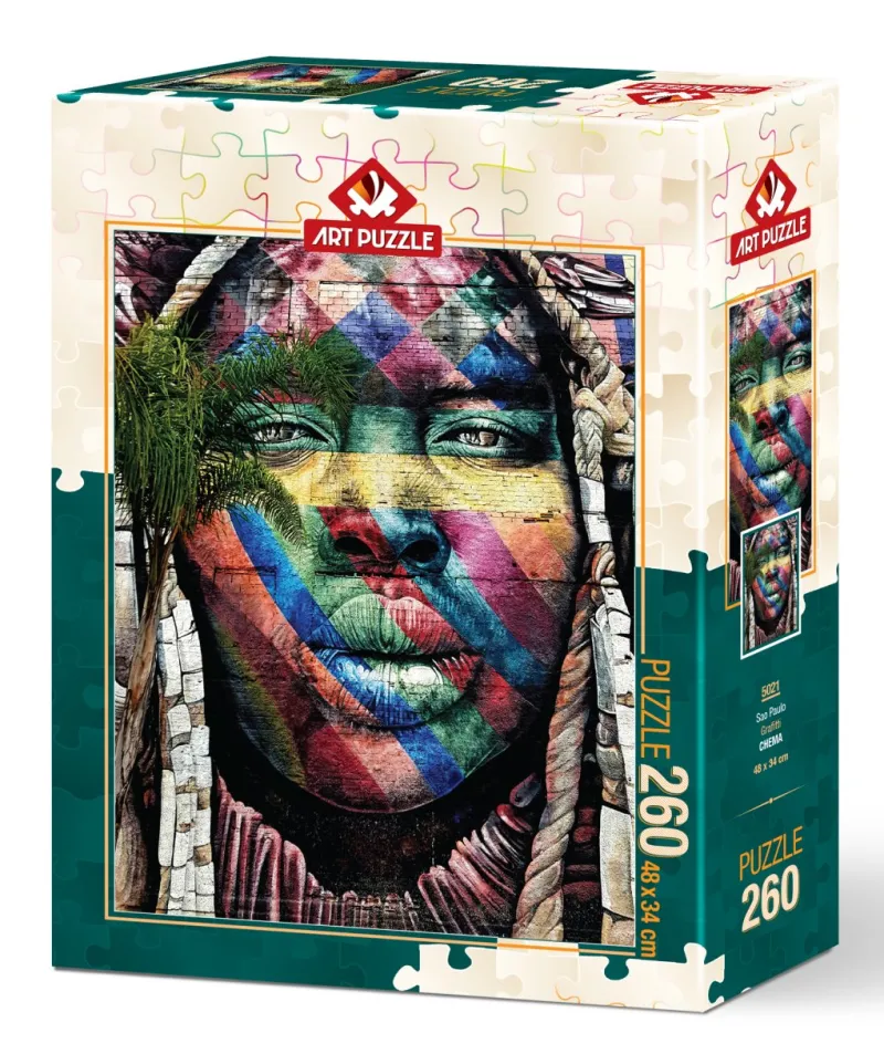 Art Puzzle - Grafitti, Sao Paulo - 260 Piece Jigsaw Puzzle New