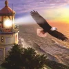 Art Puzzle - High Flight at the Sun Rise - 1000 Piece Jigsaw Puzzle Online