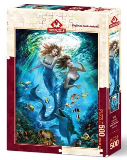 Art Puzzle - Mermaids - 500 Piece Jigsaw Puzzle Hot