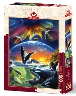 Art Puzzle - Orka Universe - 500 Piece Jigsaw Puzzle Online