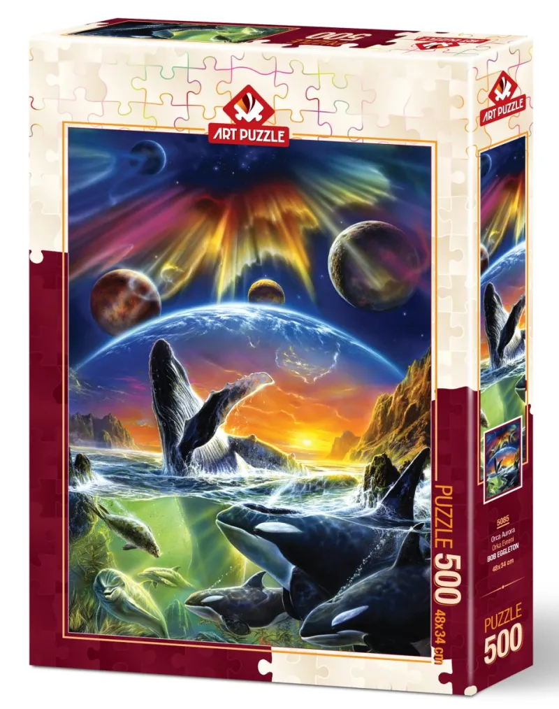 Art Puzzle - Orka Universe - 500 Piece Jigsaw Puzzle Online