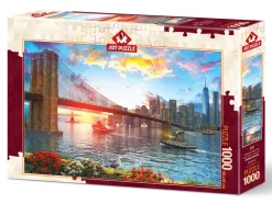Art Puzzle - Sunset in New York - 1000 piece jigsaw puzzle Best