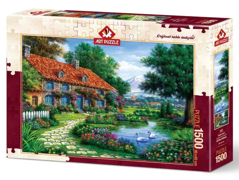 Art Puzzle - The Garden - 1500 Piece Jigsaw Puzzle Hot