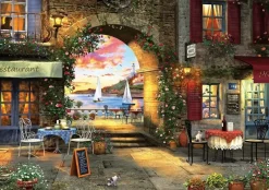 Art Puzzle - The Seaside Restaurant - 1000 Piece Jigsaw Puzzle Fashion