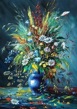 Art Puzzle - The Wild Flowers - 1000 Piece Jigsaw Puzzle Outlet