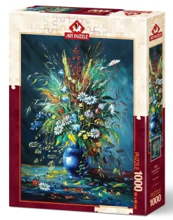 Art Puzzle - The Wild Flowers - 1000 Piece Jigsaw Puzzle Outlet