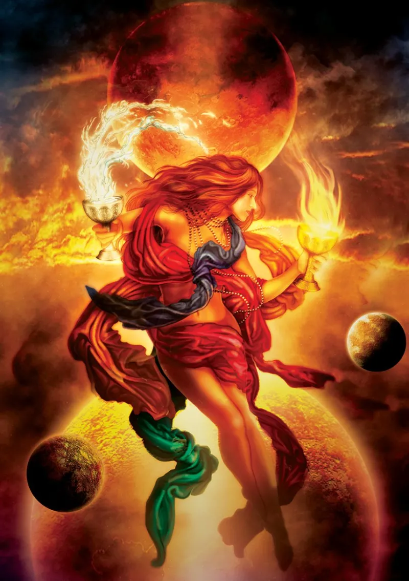 Art Puzzle - Water and Fire - 1000 piece jigsaw puzzle Best