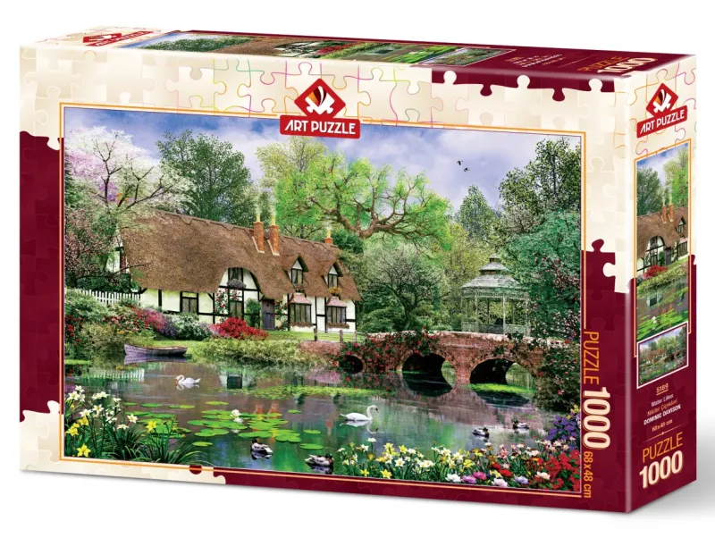 Art Puzzle - Water Lilies - 1000 piece jigsaw puzzle Hot