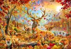 Bluebird - Animals In the Fall - 1000 Piece Jigsaw Puzzle Sale