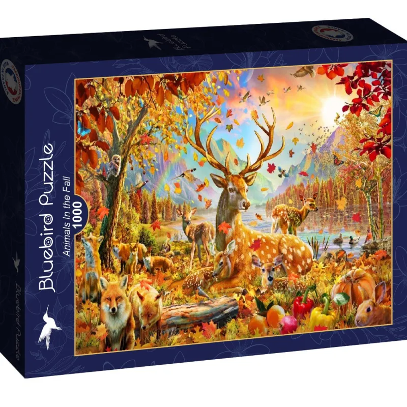 Bluebird - Animals In the Fall - 1000 Piece Jigsaw Puzzle Sale