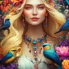Bluebird - Aurora - Soul of Nature Collection - 1000 Piece Jigsaw Puzzle New