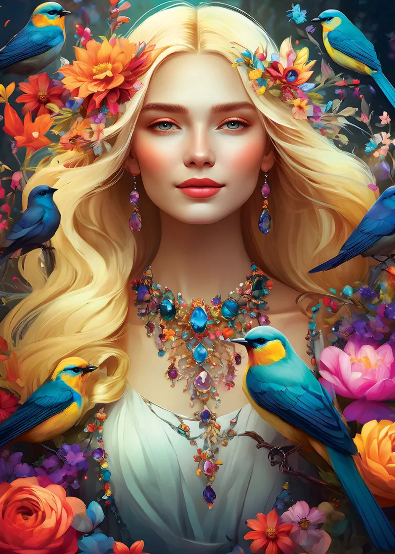 Bluebird - Aurora - Soul of Nature Collection - 1000 Piece Jigsaw Puzzle New